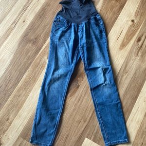 Indigo Blue maternity jeans size Medium